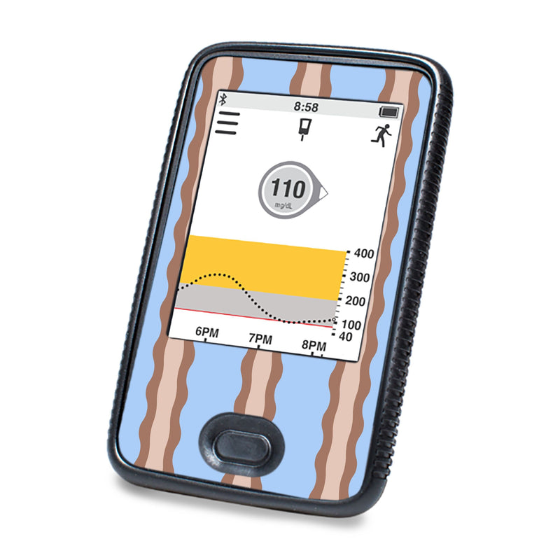 Peelz Boardwalk Waves Dexcom G6 Touchscreen Receiver Sticker - Pump Peelz Peelz/Stickers