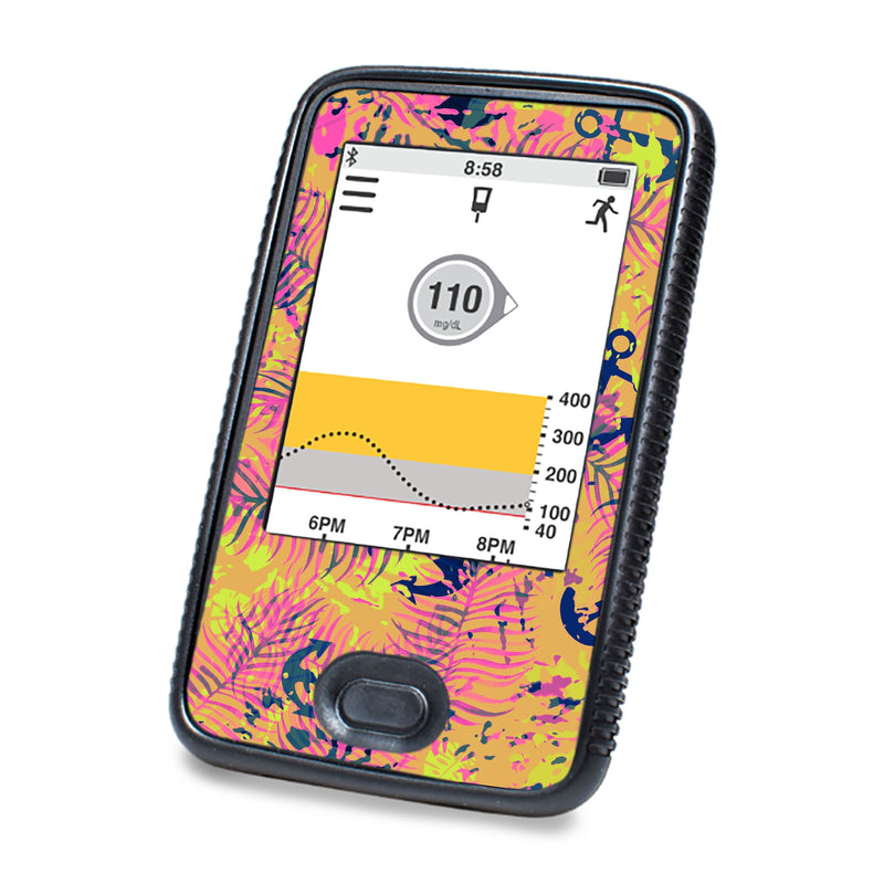 Peelz Electric Island Dexcom G6 Touchscreen Receiver Sticker - Pump Peelz Peelz/Stickers