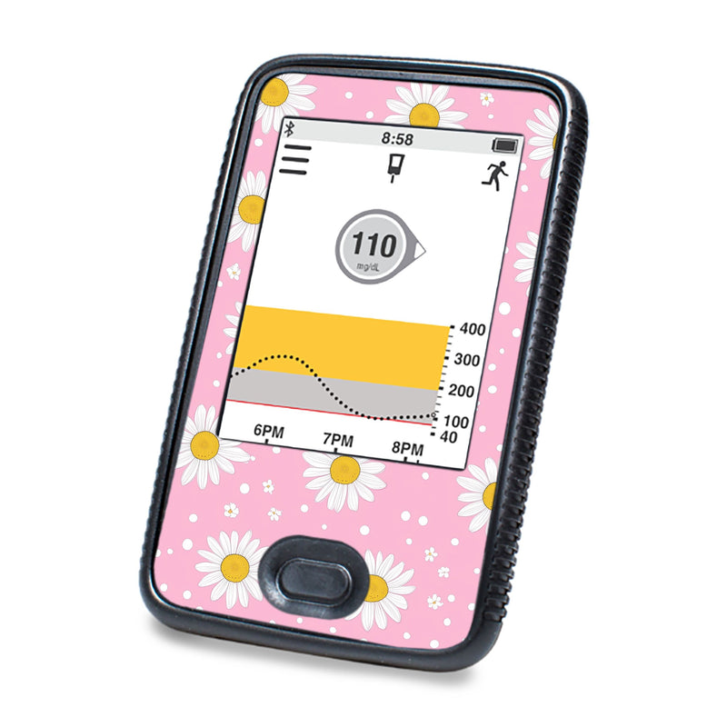 Peelz Spring Daisy Dexcom G6 Touchscreen Receiver Sticker - Pump Peelz Peelz/Stickers