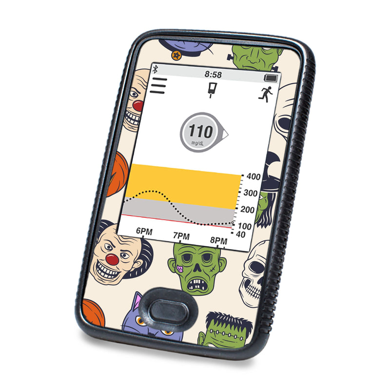 Peelz Monster Mash Dexcom G6 Touchscreen Receiver Sticker - Pump Peelz Peelz/Stickers
