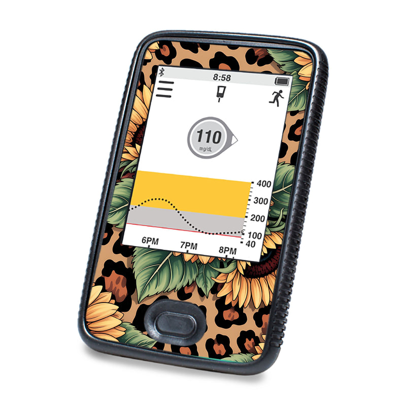 Peelz Wild Sunflower Dexcom G6 Touchscreen Receiver Sticker - Pump Peelz Peelz/Stickers