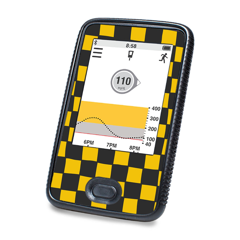 Peelz Charlie Check Dexcom G6 Touchscreen Receiver Sticker - Pump Peelz Peelz/Stickers