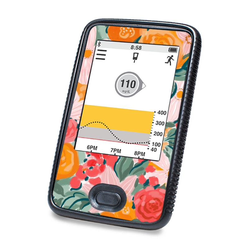 Peelz Blush Blossom DEXCOM G6 Touchscreen Receiver Peelz/Stickers