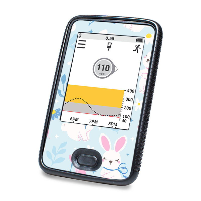 Peelz Sweet Bunnies Dexcom G6 Touchscreen Receiver Sticker - Pump Peelz Peelz/Stickers