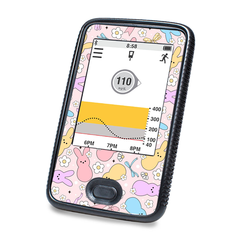 Peelz Hoppy Spring Dexcom G6 Touchscreen Receiver Sticker - Pump Peelz Peelz/Stickers
