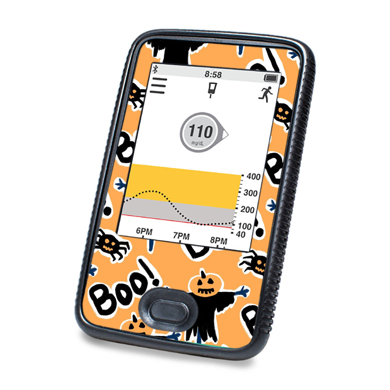 Peelz Pumpkin Boo Dexcom G6 Touchscreen Receiver Sticker - Pump Peelz Peelz/Stickers
