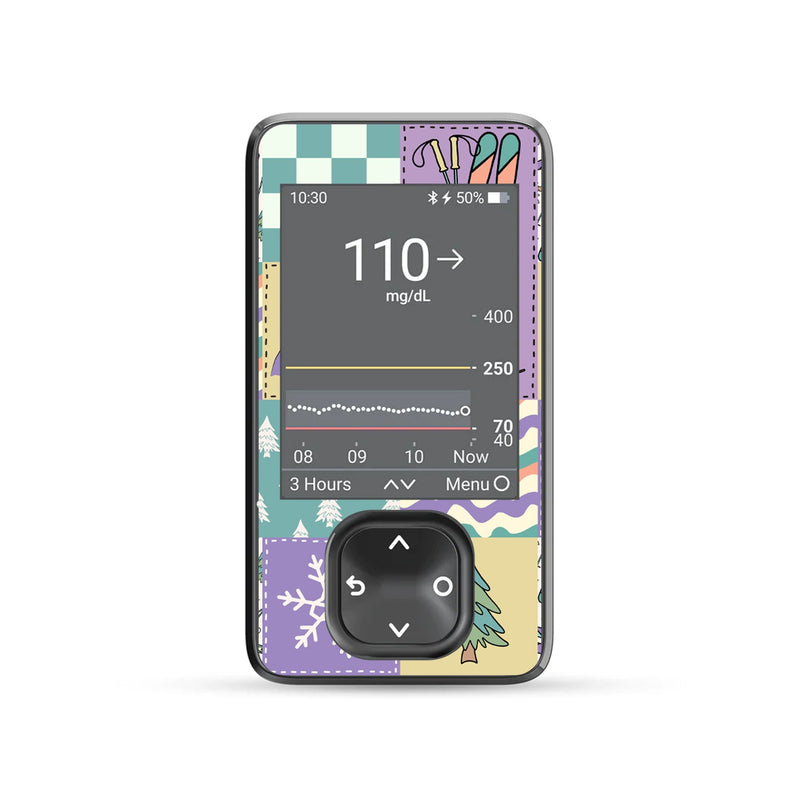 Peelz Après Ski Dexcom G7 and G6 Touchscreen Receiver Sticker - Pump Peelz Peelz/Stickers
