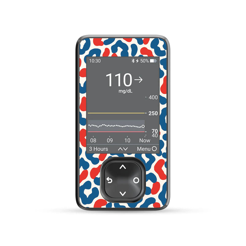 Peelz Freedom Fur Dexcom G7 Touchscreen Receiver Sticker - Pump Peelz Peelz/Stickers