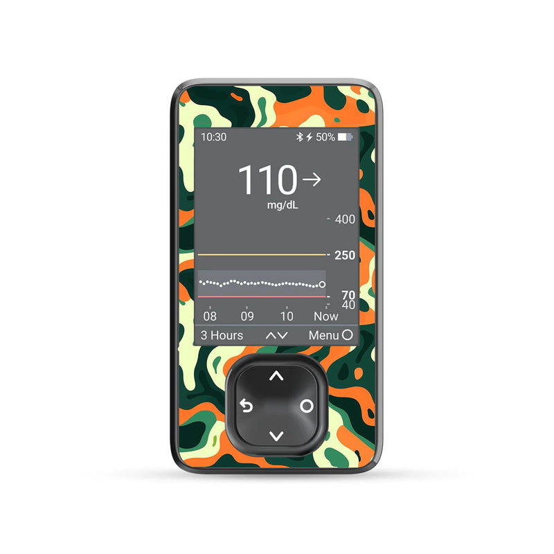 Peelz Wild Current Dexcom G7 Touchscreen Receiver Sticker - Pump Peelz Peelz/Stickers