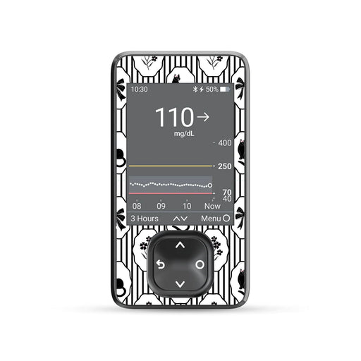 Peelz Midnight Cat Dexcom G7 Touchscreen Receiver Sticker - Pump Peelz Peelz/Stickers