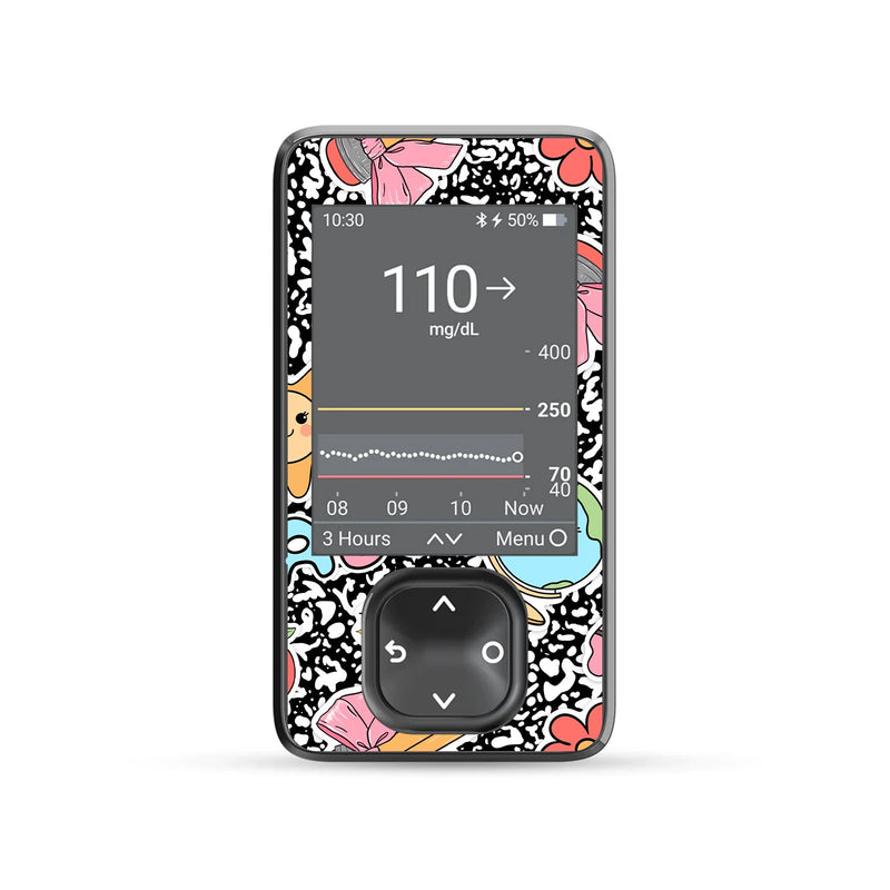 Peelz Cute Class Dexcom G7 Touchscreen Receiver Sticker - Pump Peelz Peelz/Stickers