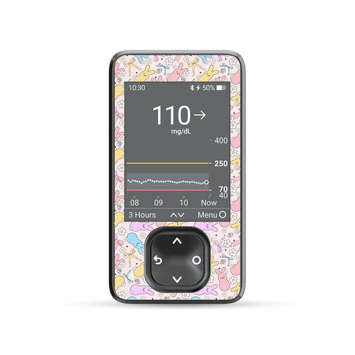 Peelz Hoppy Spring Dexcom G7 Touchscreen Receiver Sticker - Pump Peelz Peelz/Stickers