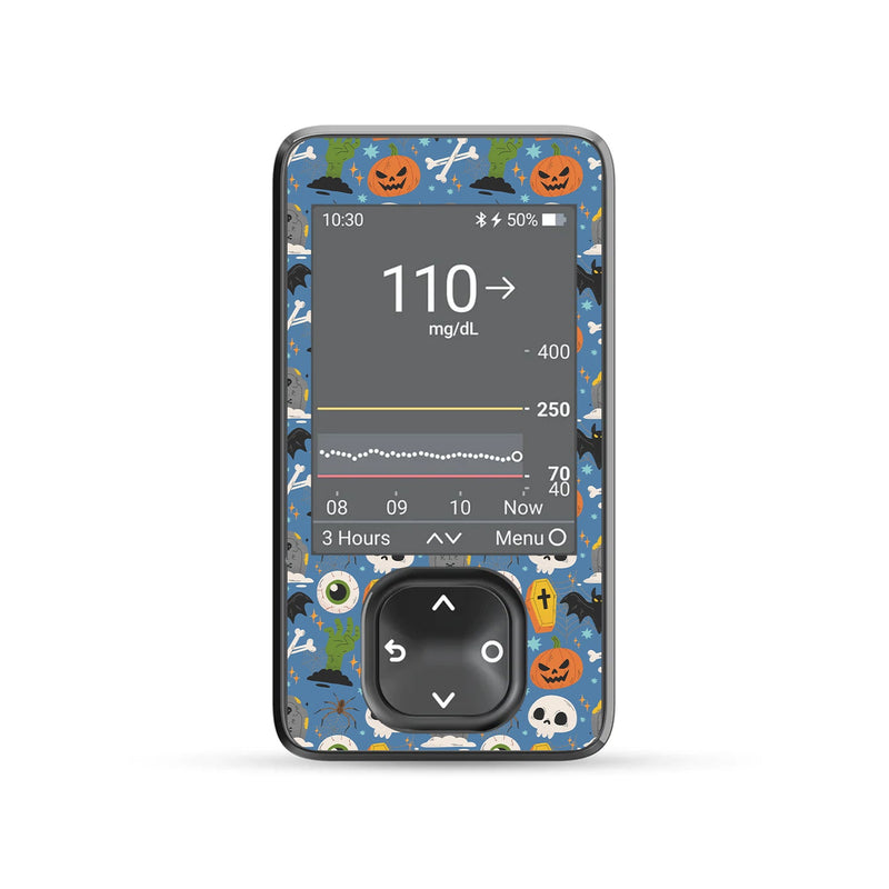 Peelz Spooky Night Dexcom G7 Touchscreen Receiver Sticker - Pump Peelz Peelz/Stickers