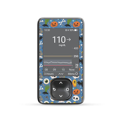 Peelz Spooky Night Dexcom G7 Touchscreen Receiver Sticker - Pump Peelz Peelz/Stickers