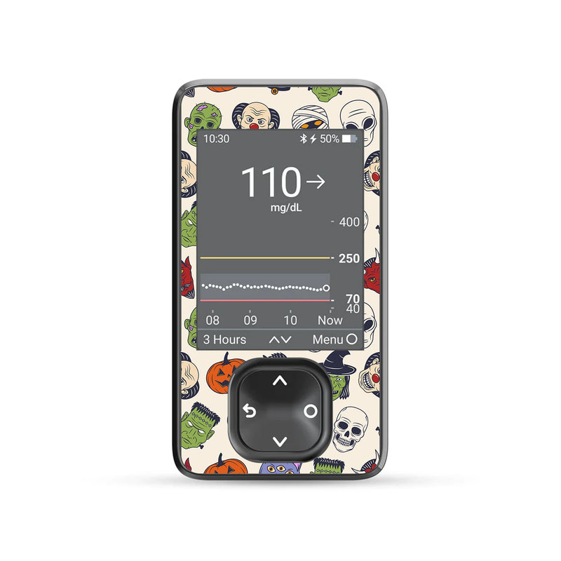 Peelz Monster Mash Dexcom G7 Touchscreen Receiver Sticker - Pump Peelz Peelz/Stickers