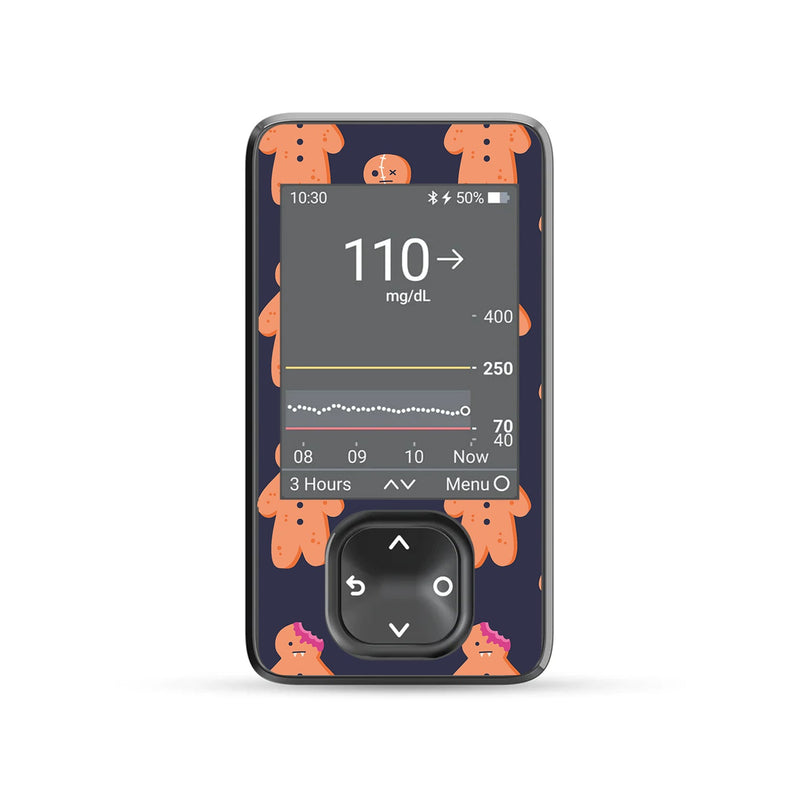 Peelz Zombie Cookies Dexcom G7 Touchscreen Receiver Sticker - Pump Peelz Peelz/Stickers