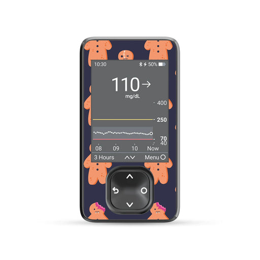 Peelz Zombie Cookies Dexcom G7 Touchscreen Receiver Sticker - Pump Peelz Peelz/Stickers