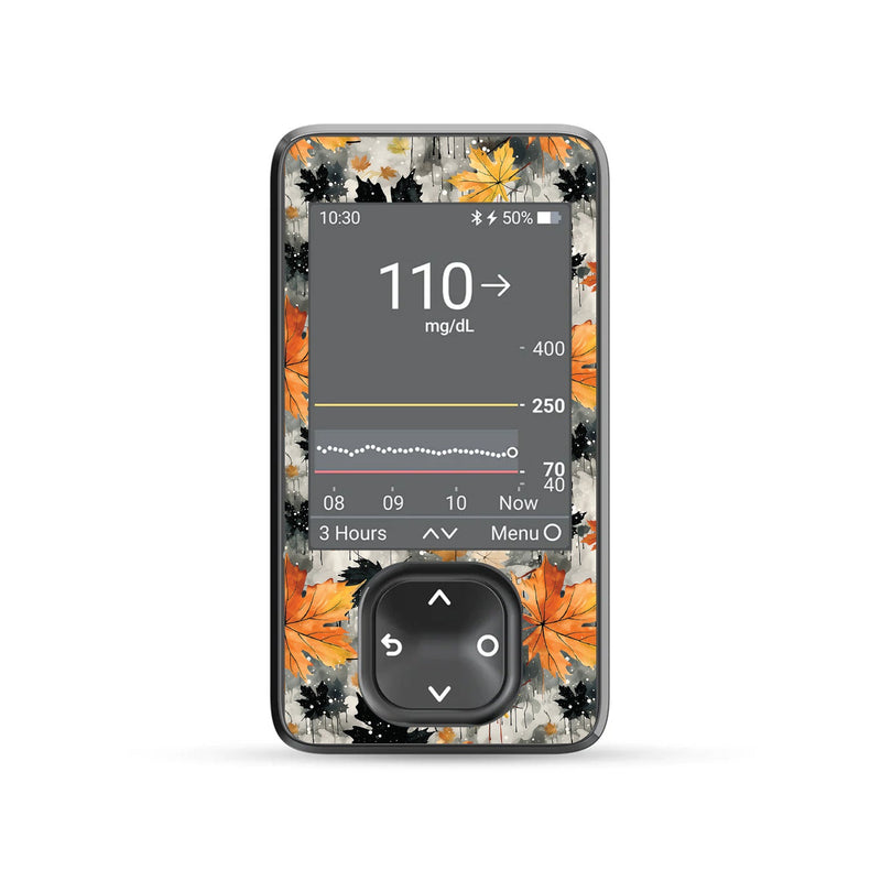 Peelz Fall Camo DEXCOM G7 and Stelo and G6 Touchscreen Receiver Sticker Peelz/Stickers