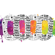 Peelz Diabetes Awarenes s Doodles Dexcom G6 Patch Tape - Pump Peelz Patch Medical Tape