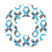 Peelz Diabetes Awareness Ribbon Patch  Tape Designed for the FreeStyle Libre 2 Patch Medical Tape