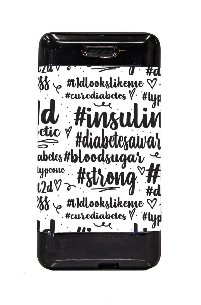 #Diabetes Sticker for Omnipod DASH® PDM – Pump Peelz