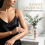 Glimmer Goddess® Organic Skin Care Organic Diamond Shimmer Body Lotion – Buildable Luminous Glow Shimmer