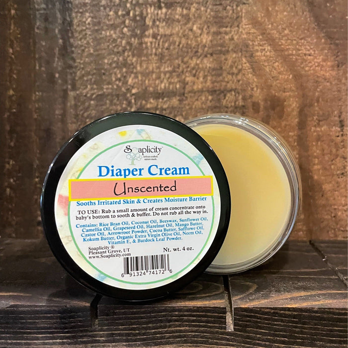 Soaplicity - Diaper Cream W/ Moisture Barrier - 100% Natural