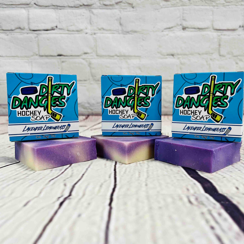 Dirty Dangles Hockey 3 Pack Bundles - Dirty Dangles Hockey Soap Bars Natural Soap Bar