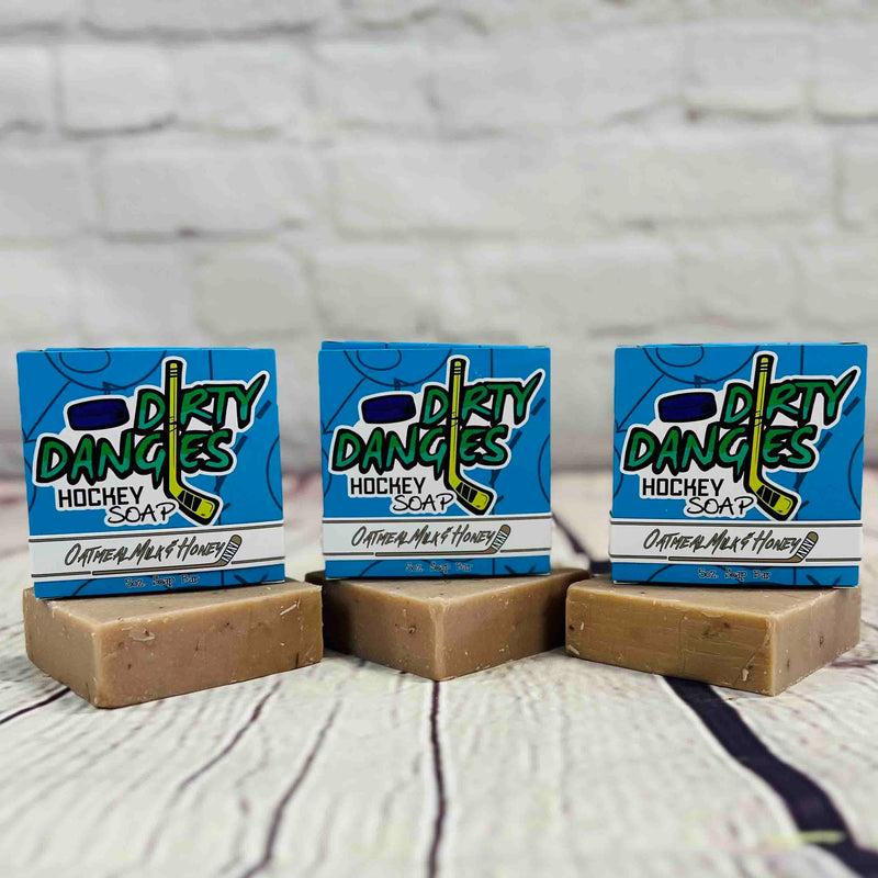 Dirty Dangles Hockey 3 Pack Bundles - Dirty Dangles Hockey Soap Bars Natural Soap Bar