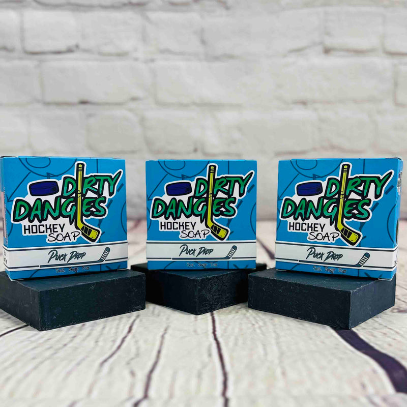 Dirty Dangles Hockey 3 Pack Bundles - Dirty Dangles Hockey Soap Bars Natural Soap Bar