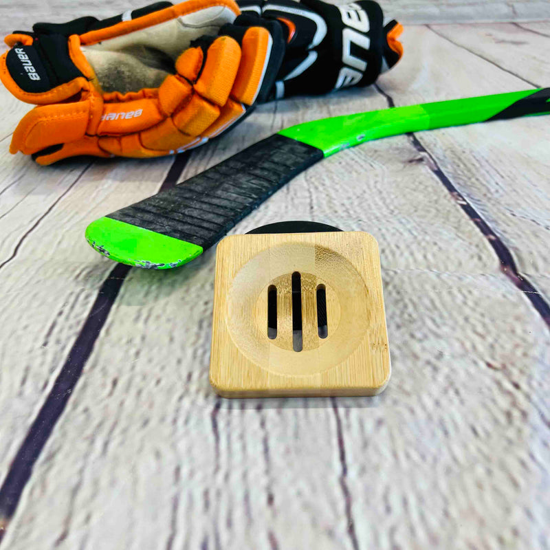Dirty Dangles Hockey Bamboo Soap Holder Soap Dish