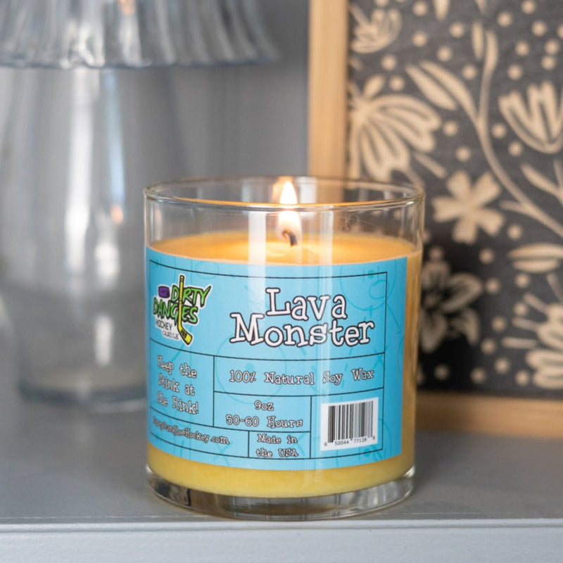Dirty Dangles Hockey Dirty Dangles Hockey Candles - Lava Monster Soy Wax Candles