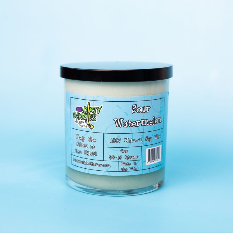Dirty Dangles Hockey Dirty Dangles Hockey Candles - Sour Watermelon Soy Wax Candles