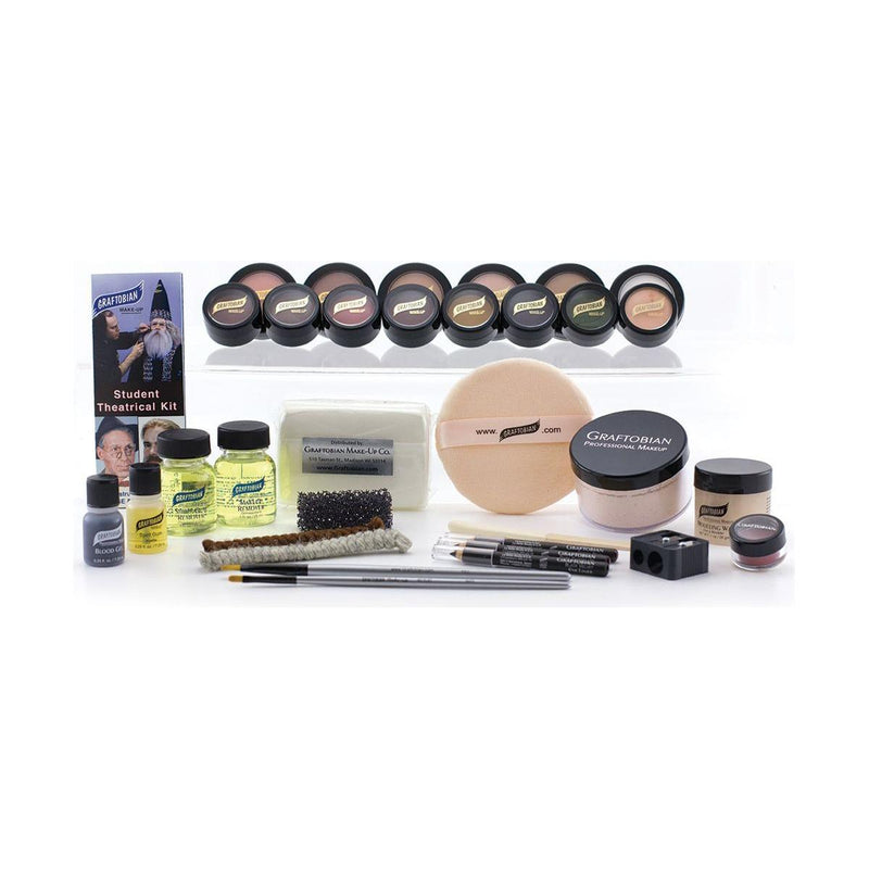 Graftobian Make-Up Company Deluxe Student Theatrical Kit