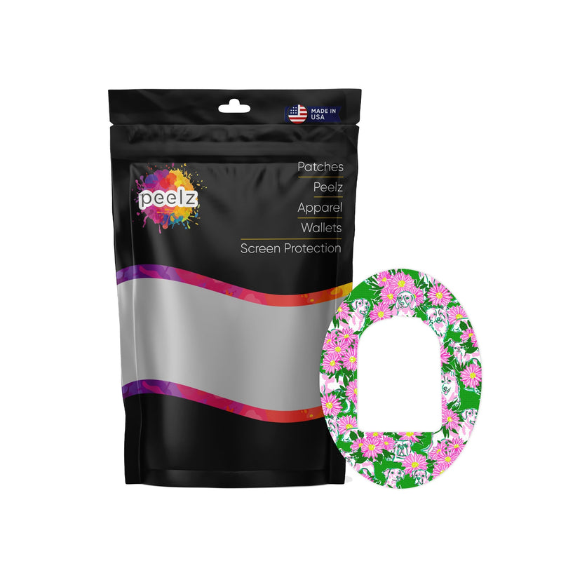 Peelz Dogs and Daisies Pod Patch Tape - Pump Peelz Patch Medical Tape