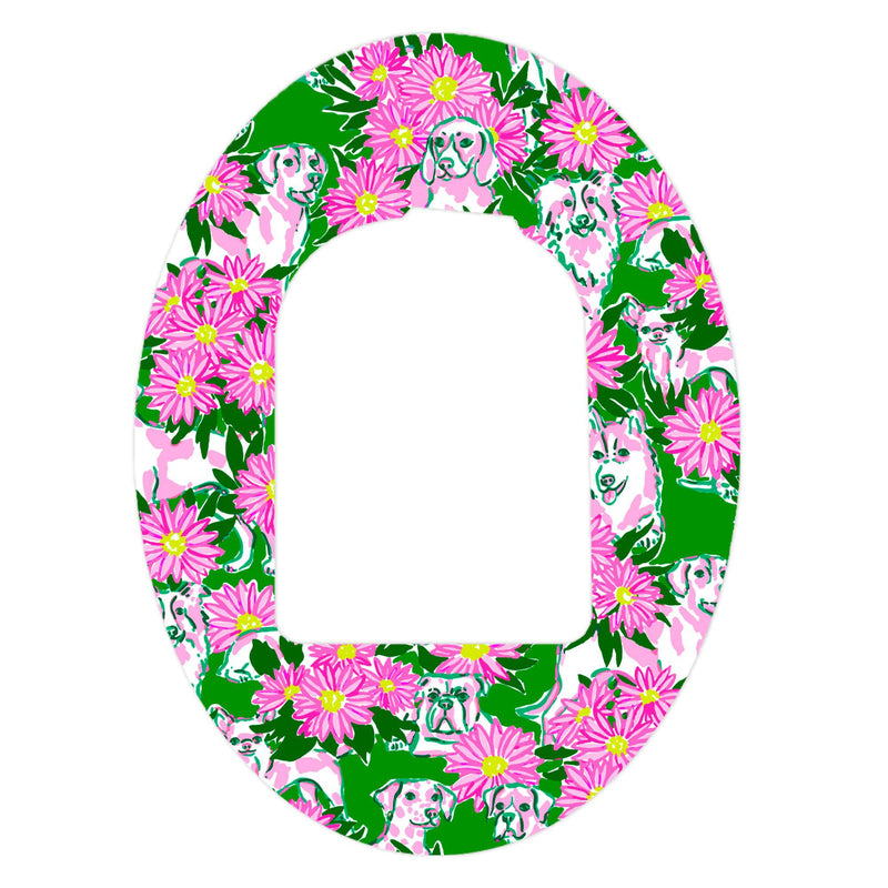 Peelz Dogs and Daisies Pod Patch Tape - Pump Peelz Patch Medical Tape