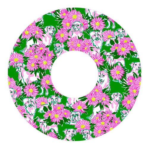 Peelz Dogs and Daisies Patch FreeStyle Libre 3 Plus & Lingo  Patch Tape - Pump Peelz Patch Medical Tape