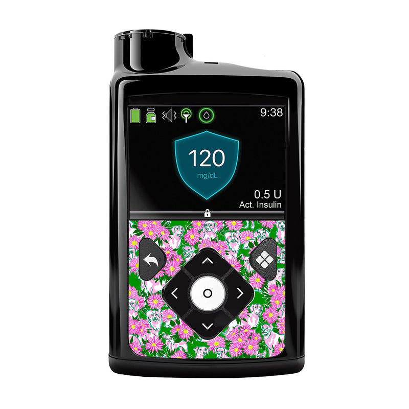 Peelz Dogs and Daisies for Medtronic MiniMed 770G & 780G Peelz/Stickers