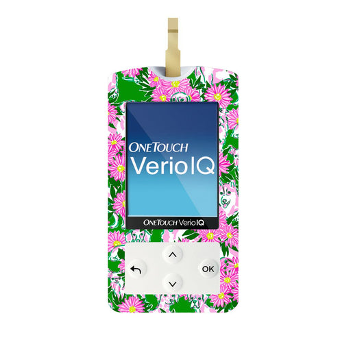 Peelz Dogs and Daisies for OneTouch Verio IQ Glucometer Peelz/Stickers