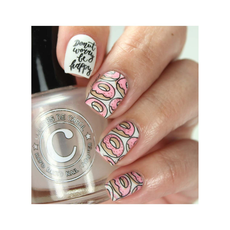 UberChic Beauty Donut Worry Stamping Plate