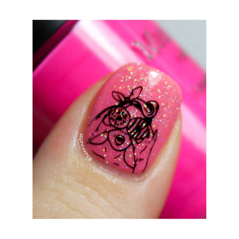 UberChic Beauty Donut Worry Stamping Plate