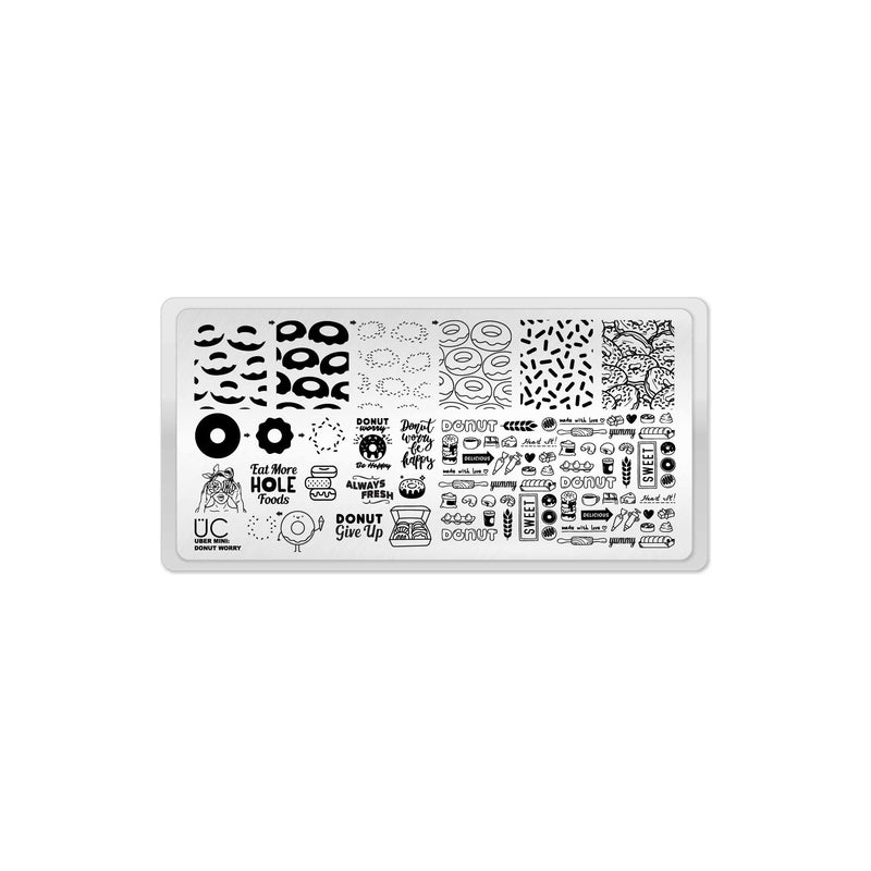 UberChic Beauty Donut Worry Stamping Plate