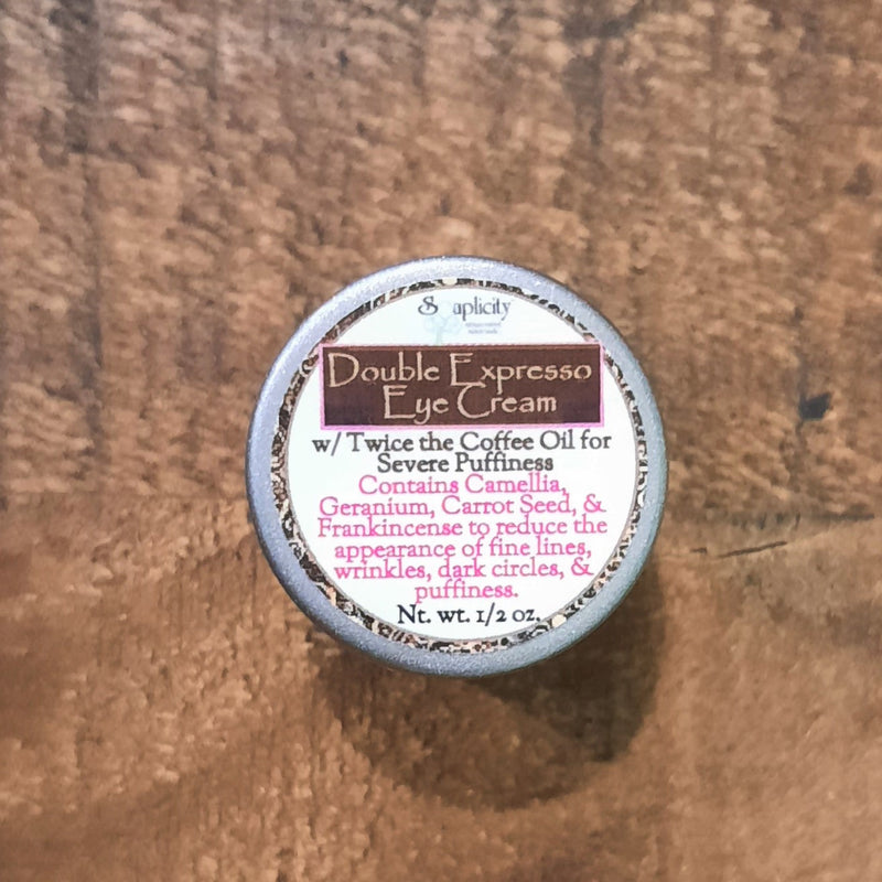 Soaplicity Double Expresso All-Natural Eye Cream Eye Cream
