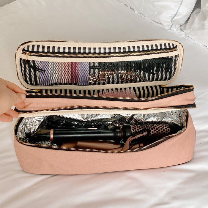 Bag-All - Double Hair Tools Travel Case, Pink/Blush