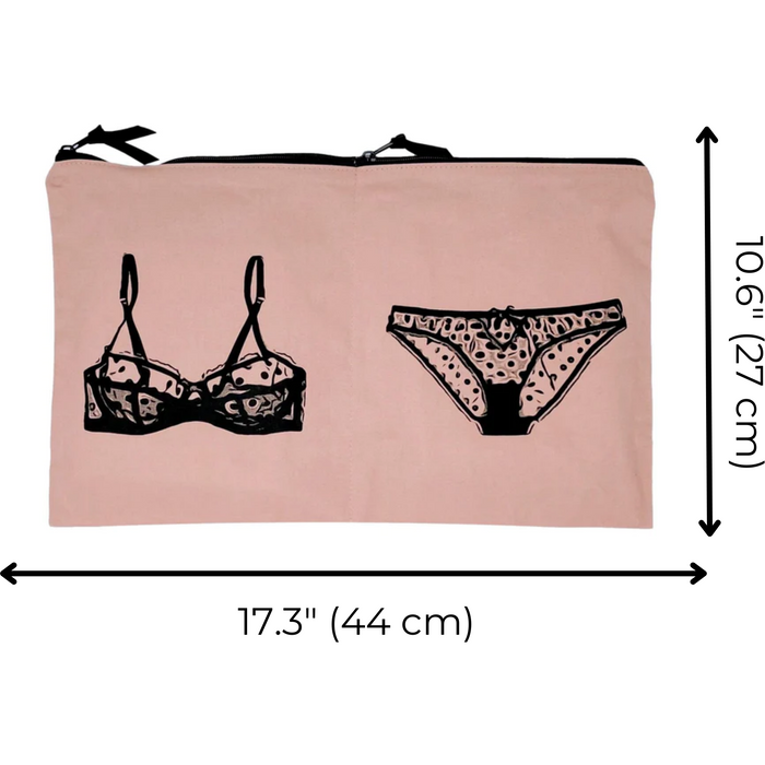 Bag-All - Double Lingerie Packing Pouch, Pink/Blush