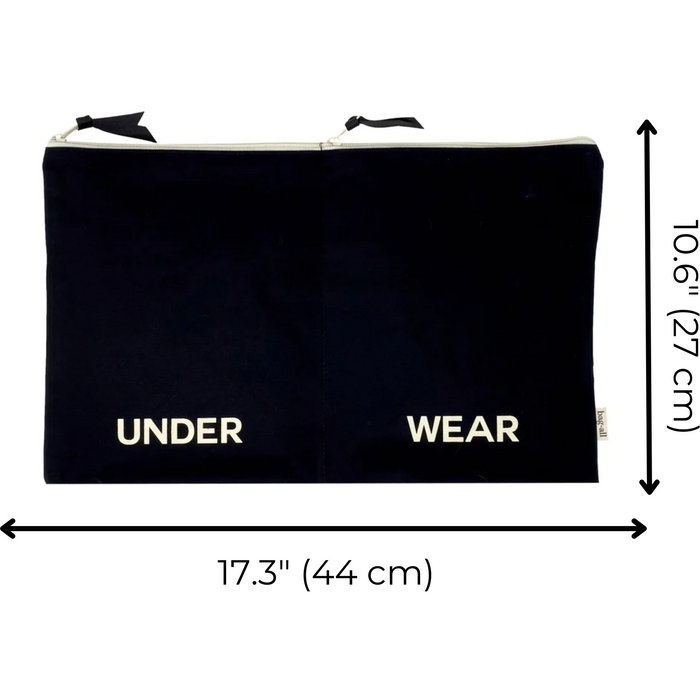 Bag-All - Double Lingerie Packing Pouch, Black