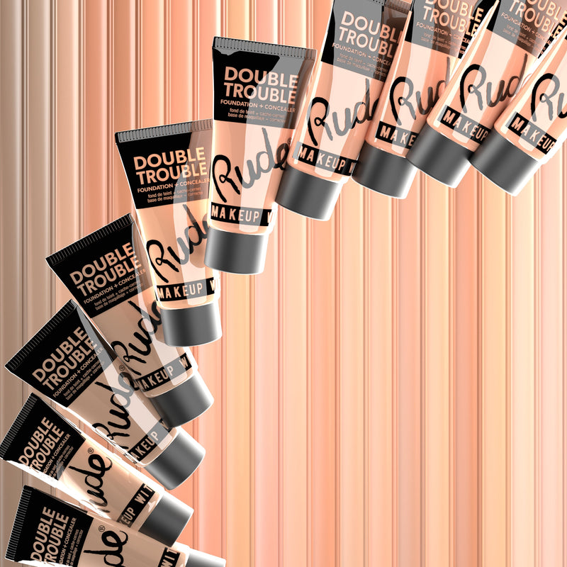 Rude Cosmetics Double Trouble Foundation and Concealer Foundation