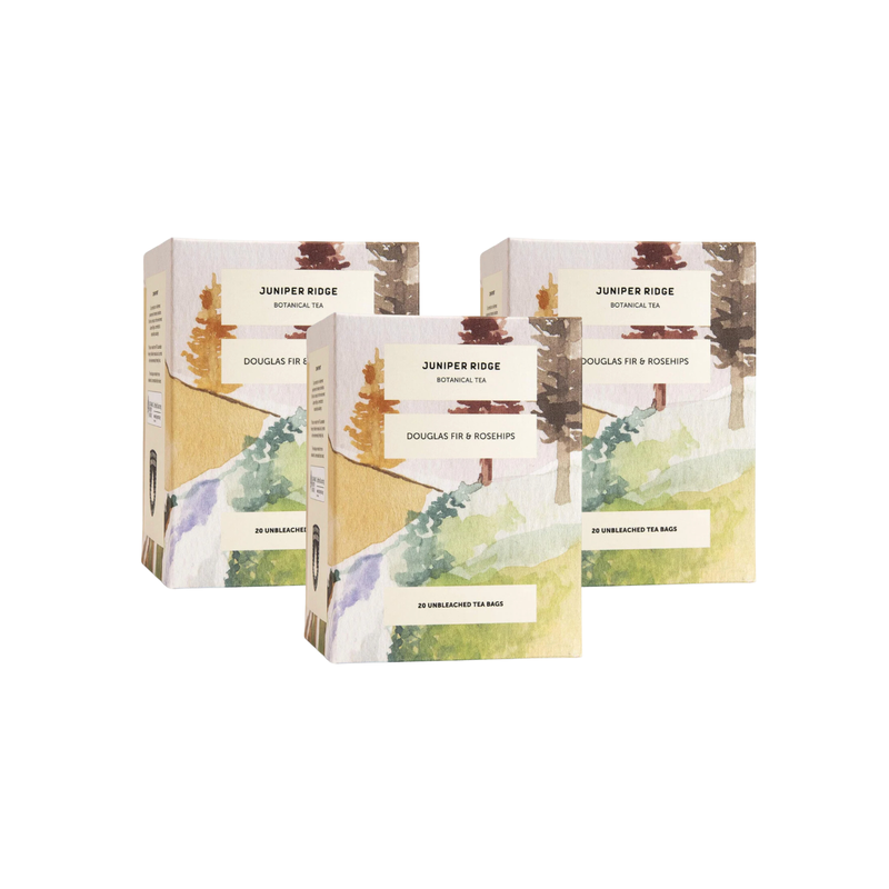 Juniper Ridge Douglas Fir + Rosehips Botanical Tea 3-Pack Tea