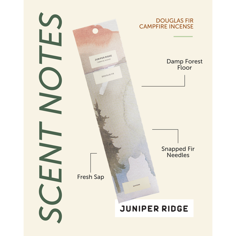 Juniper Ridge Douglas Fir Campfire Incense (20 Sticks) 3-Pack Incense