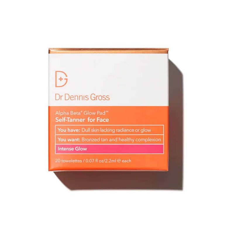 Nava Beauty Dr. Dennis Gross Alpha Beta® Intense Glow Pad for Face 20 PK White Smoke